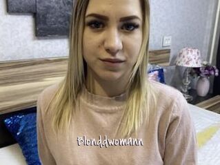 Blonddwomann