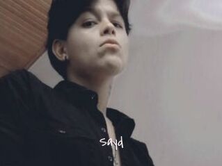 Sayd